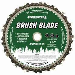 Forester 10" Brush Blade Full Chain #WCBB1020